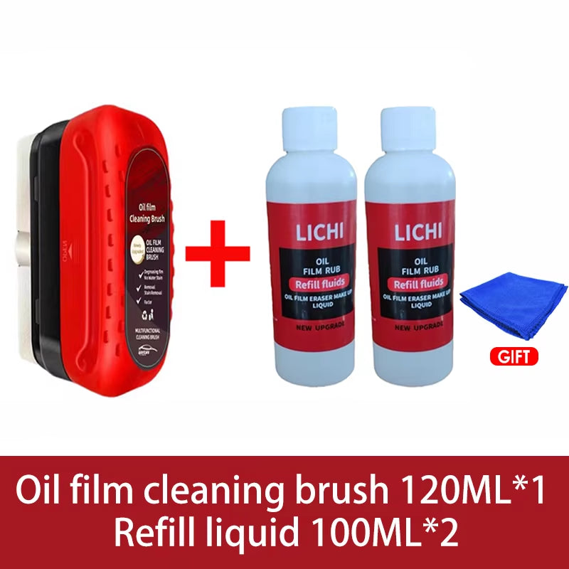 Automotive Glass Oil Film Remover Shining Mouse Windshield Cleaning Strong Decontamination Anti-Fog and Rainproof Car Cleaner