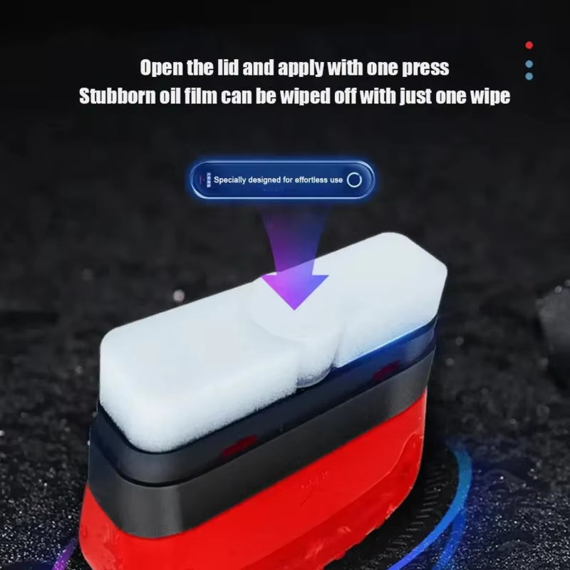 Automotive Glass Oil Film Remover Shining Mouse Windshield Cleaning Strong Decontamination Anti-Fog and Rainproof Car Cleaner